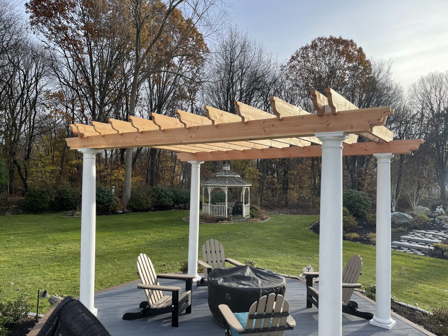 Beautiful remodeled outdoor deck