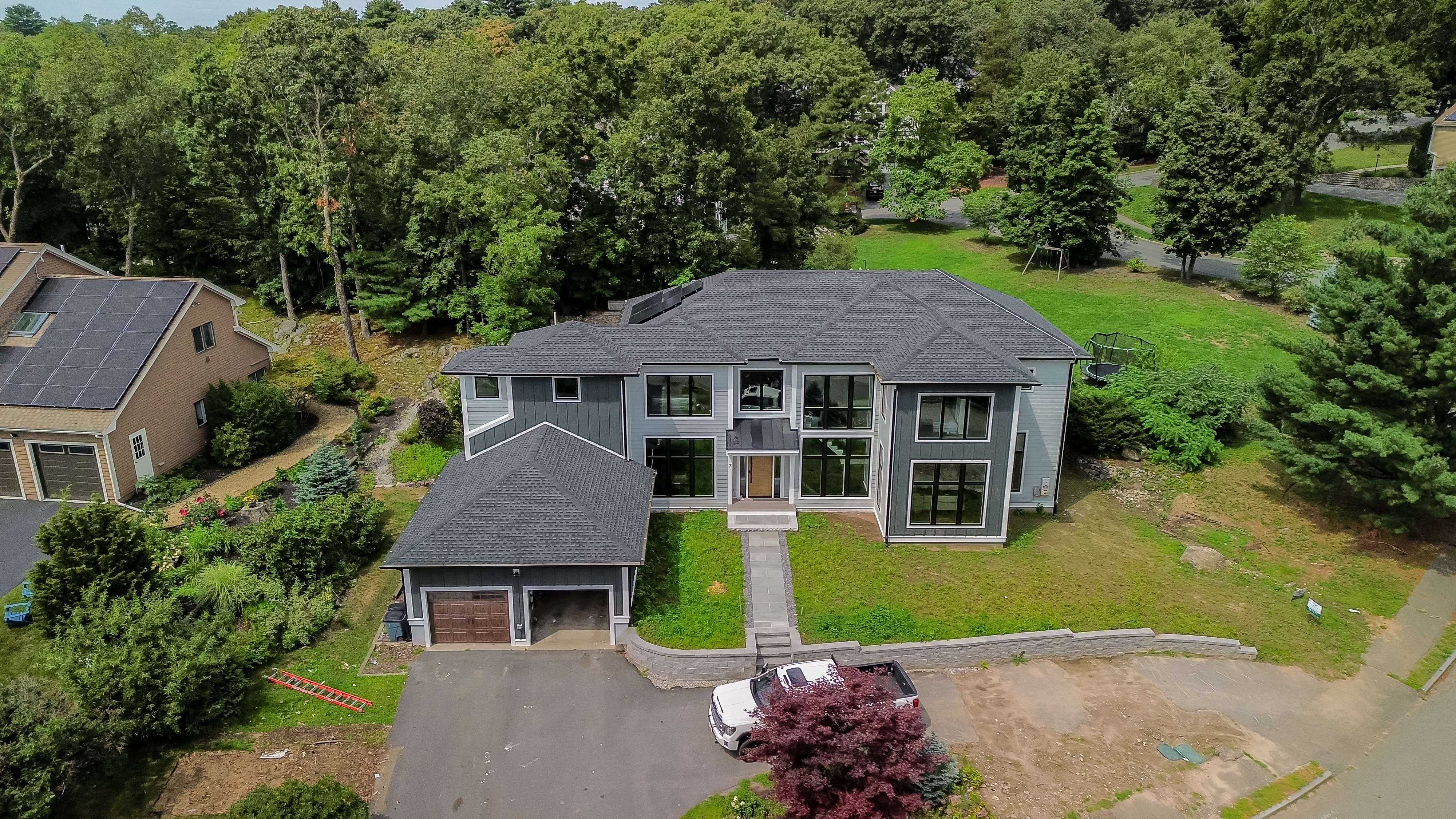 Completed custom home